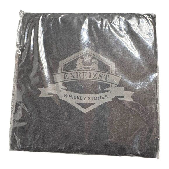 Exreizst Whiskey Stones Premium Gift Set Includes 2 Glasses 2 Slate Coasters Box - Picture 7 of 10